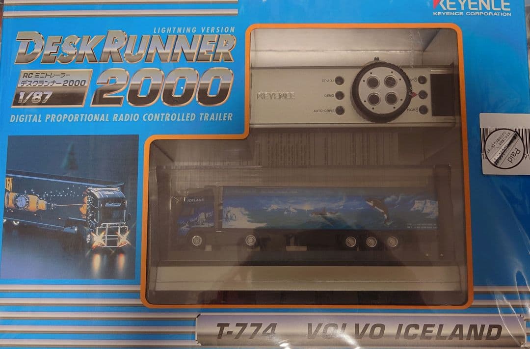 KEYENCE キーエンス デスクランナー2000 トレーラー ラジコン