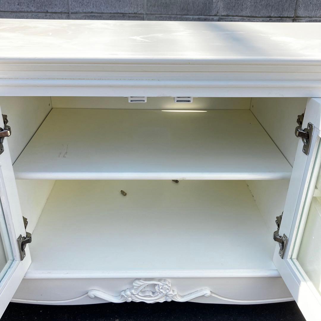 HAGIHARA ホワイト リビングボード ハンプトン