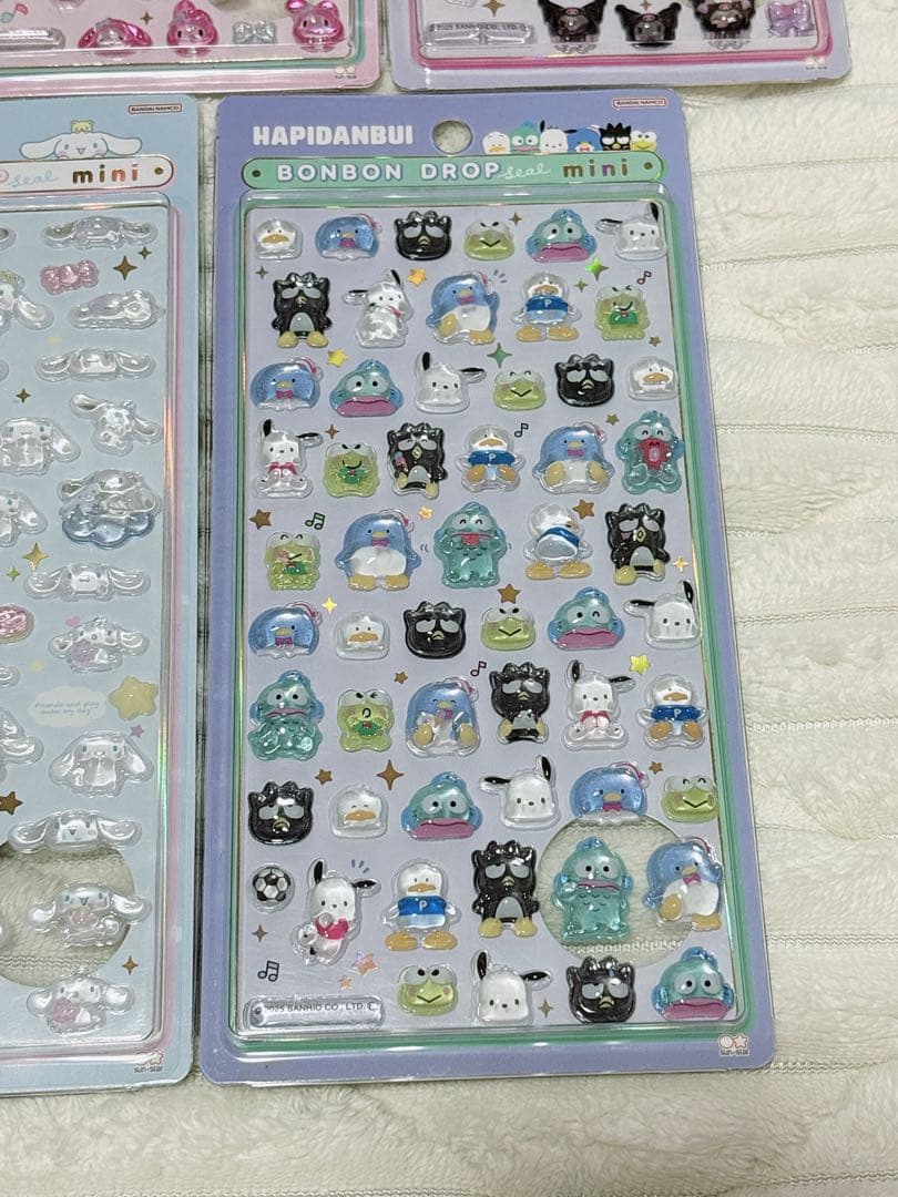 【正規品】サンリオ ボンボンドロップシール ミニ 7枚セット