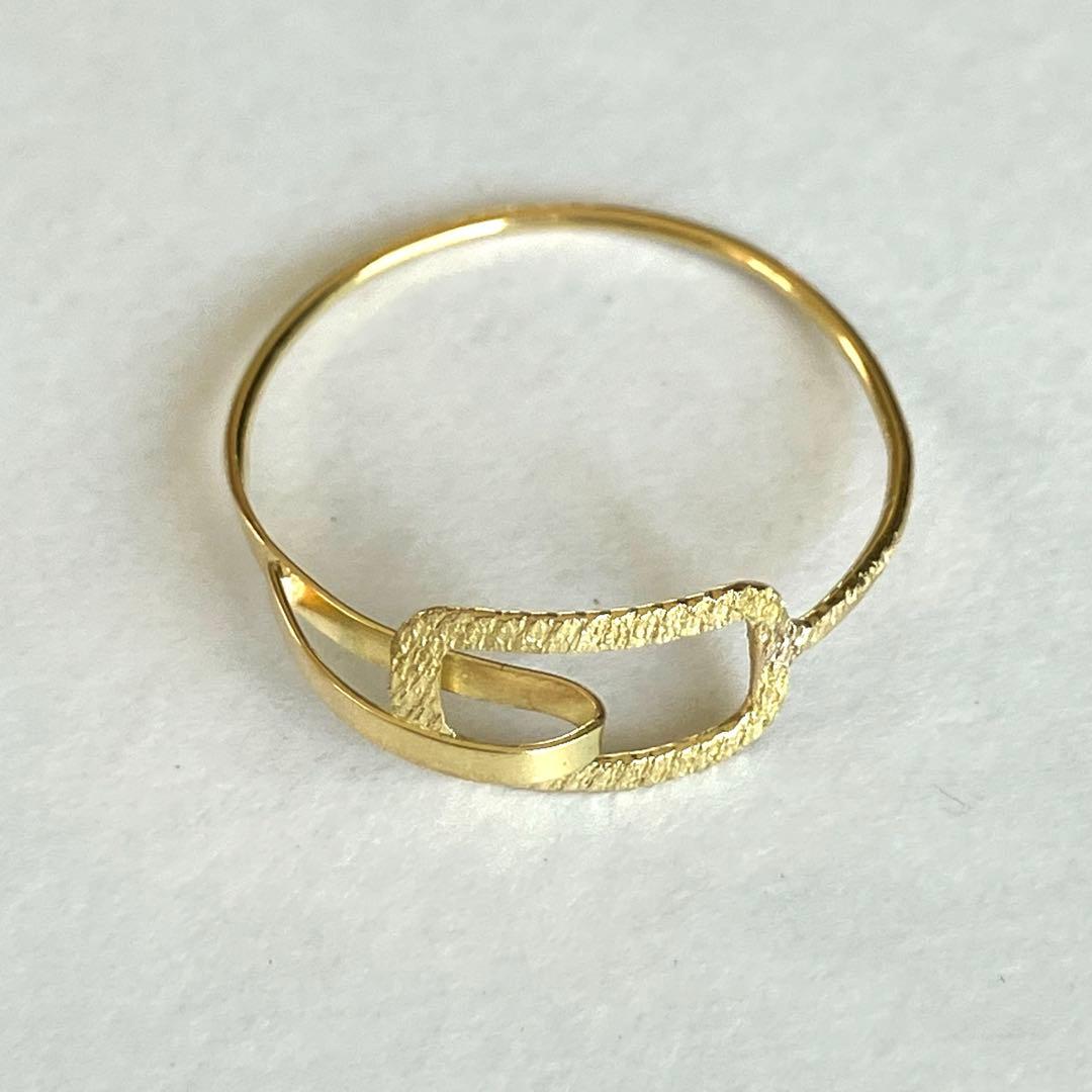 K18 18金　19号　リング　27