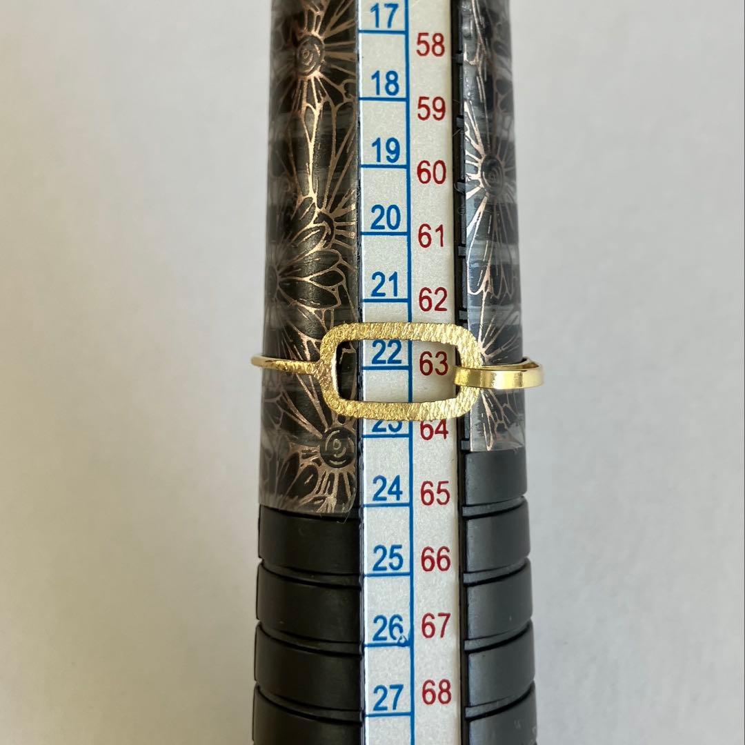 K18 18金　19号　リング　27