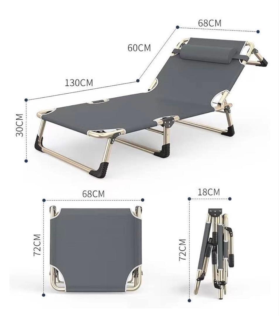 簡易ベッド 折り畳みベッド ソファーベッド シングル コンパクト グレー