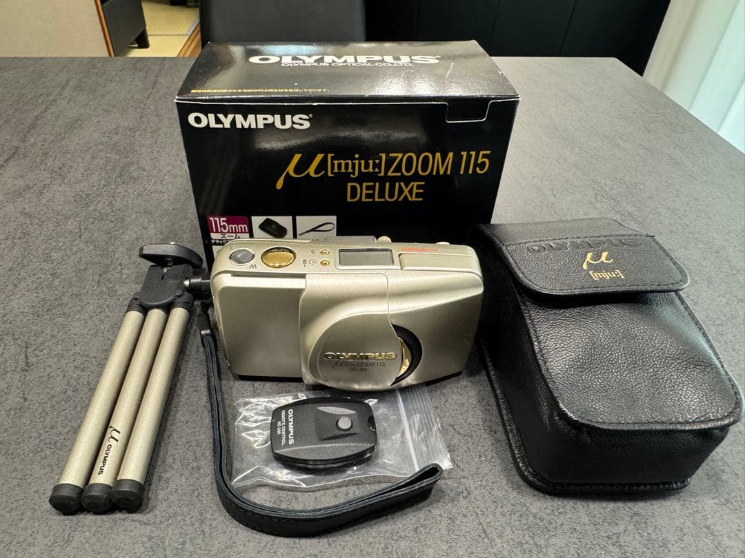 [動作品]OLYMPUS μ ZOOM 115 DELUXE オリンパス セット