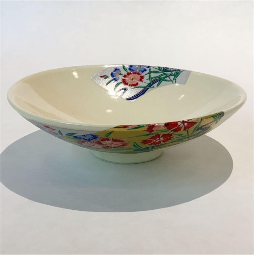 【茶道具】平茶碗 八月 常夏