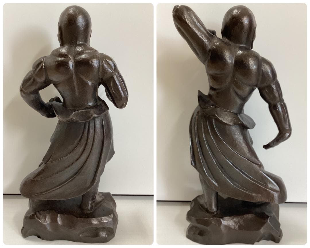 阿吽像　仁王像　2体セット　金剛力士像　仏像　骨董品　A140