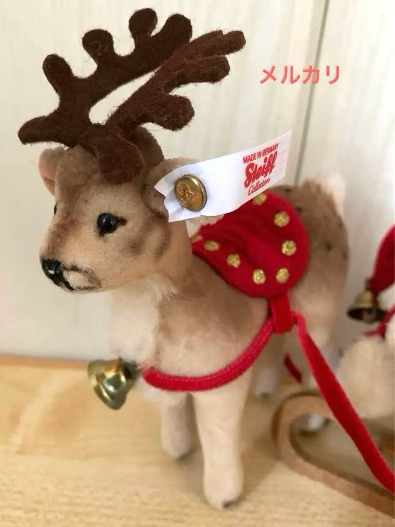 シュタイフ　クリスマススレイ（ソリ）セット