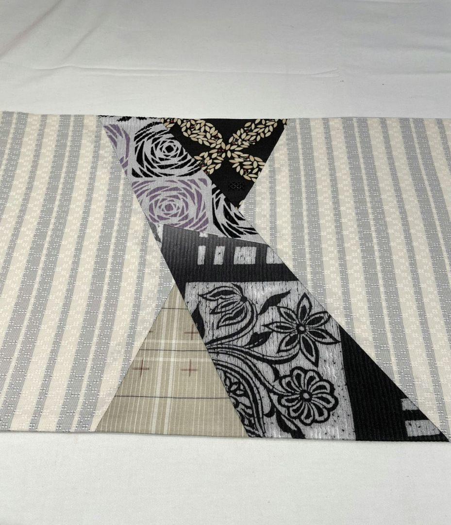 売約済み【おきもの愛好家向き】★★新年未使用　正絹　切り嵌め袋帯★★