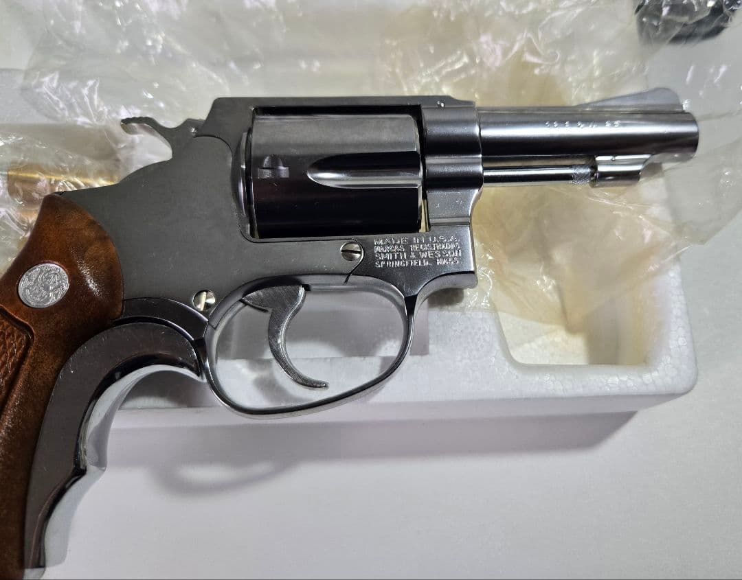 モデルガン S&W M60 .38スペシャル ３インチ ステンレスVer.2