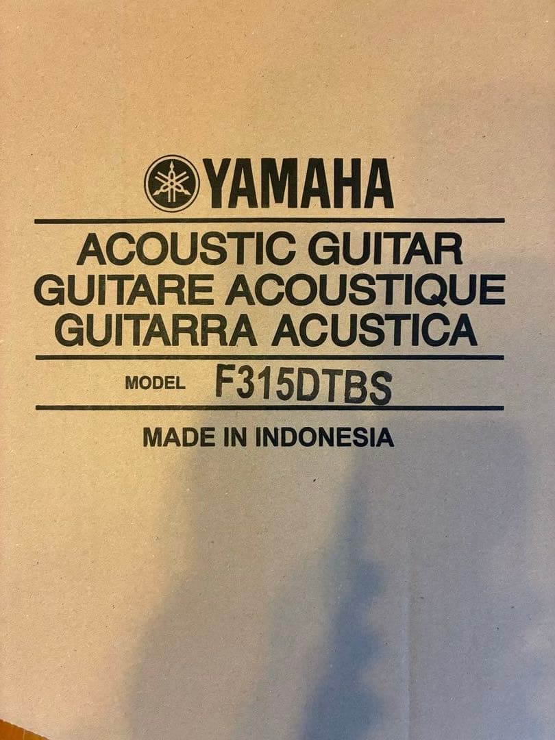 YAMAHA F315D TBS アコースティックギター　2019製造　極美品