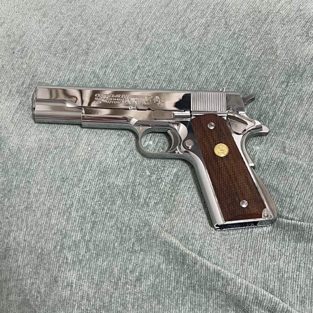 東京マルイ コルトガバメント シリーズ70ニッケルフィニッシュ