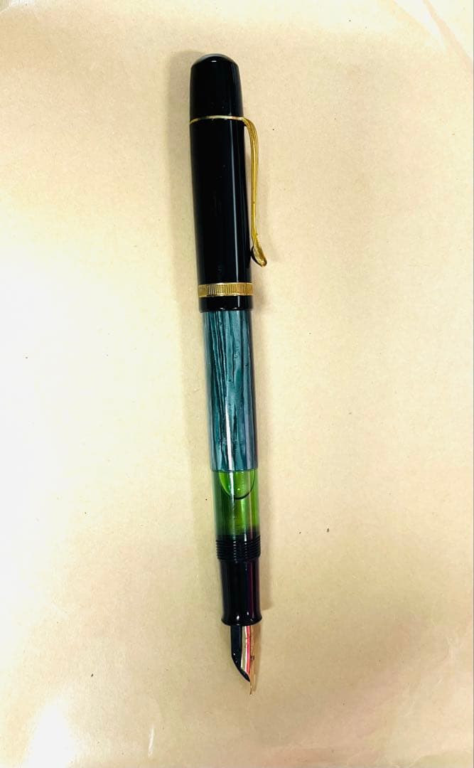 最後の値下 万年筆 ペリカン 100N グリーン pelikan 字幅BB