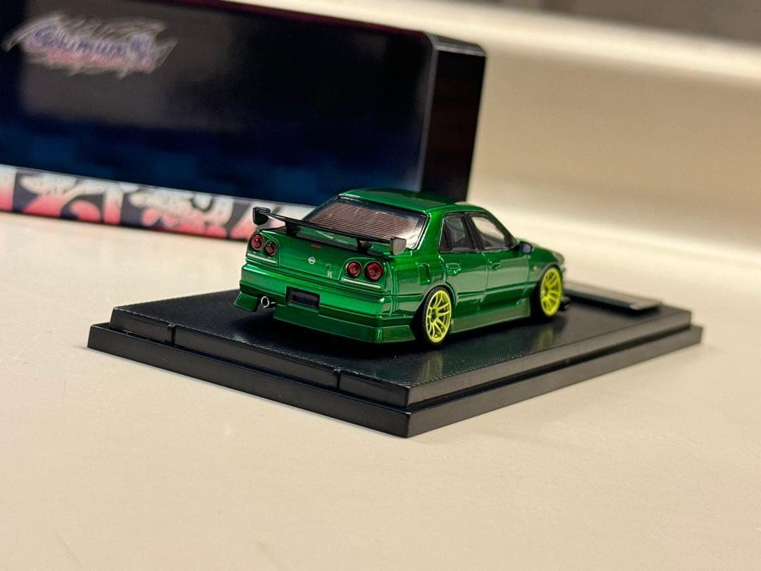 1/64 D1GP URAS BLITZ SKYLINE ER34風関村改完成品