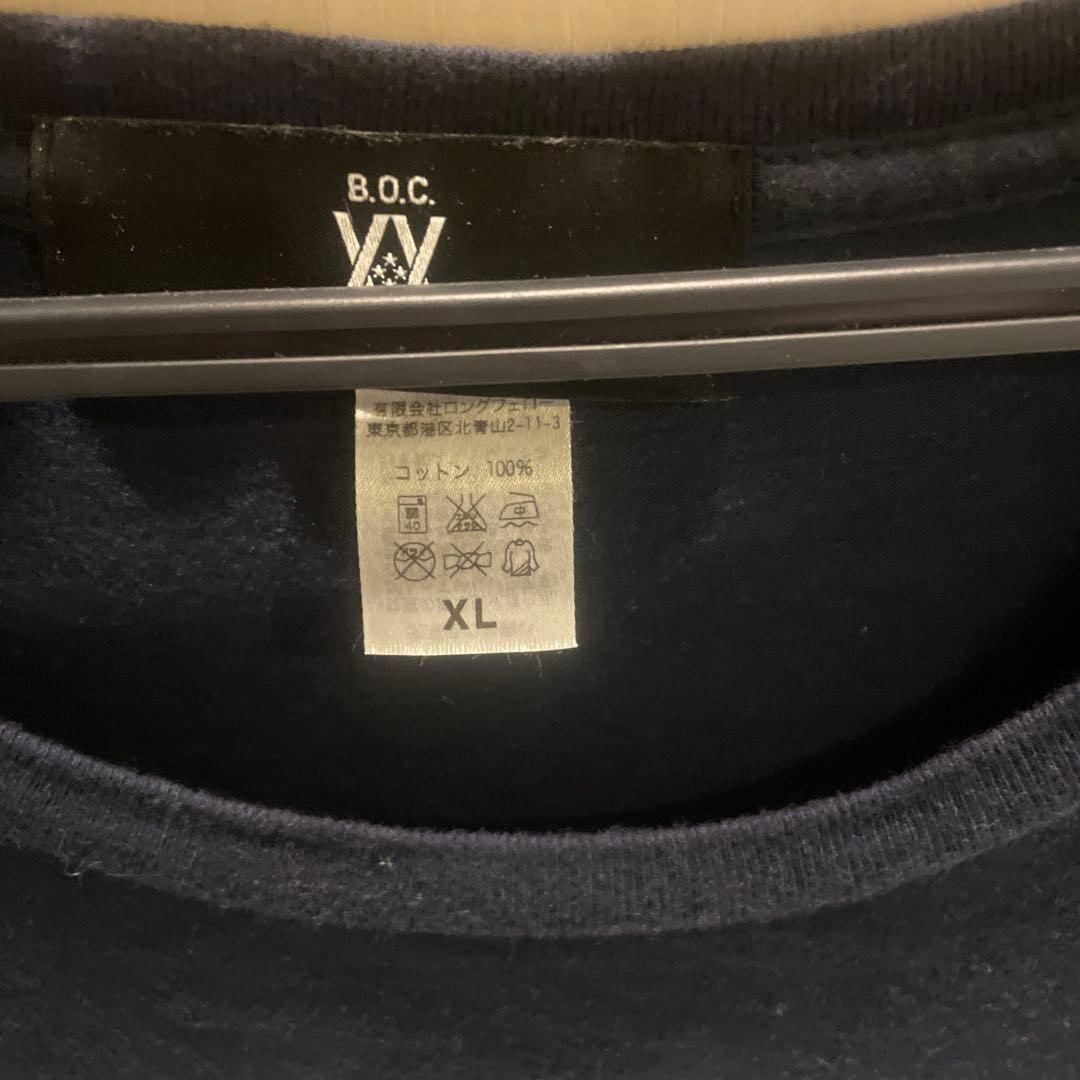 【希少】BUMP/LIVING DEAD バンドTシャツ 紺XLサイズ