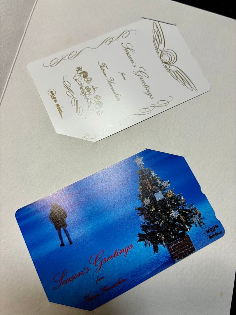 山下達郎直筆サイン入りクリスマスカード➕オリジナルカード2枚