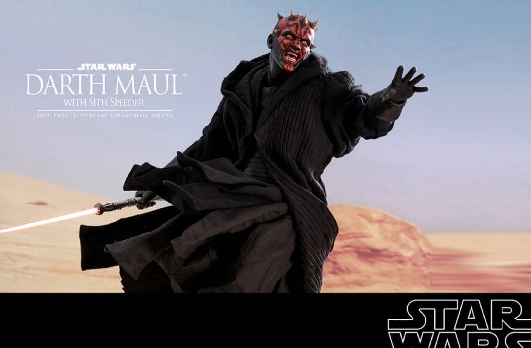 ホットトイズ スターウォーズ ダースモールwith シススピーダー1/6