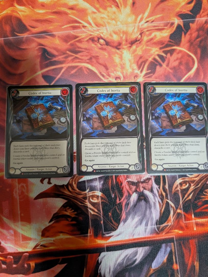 Codex of Inertia 3枚セット