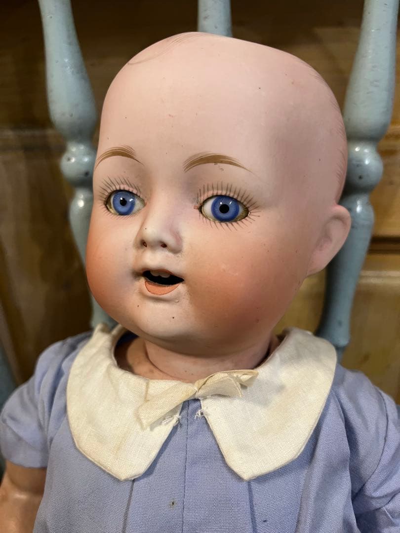 お値下げ日本製アンティークビスクドール里帰りRENIPPONレアなベビードール