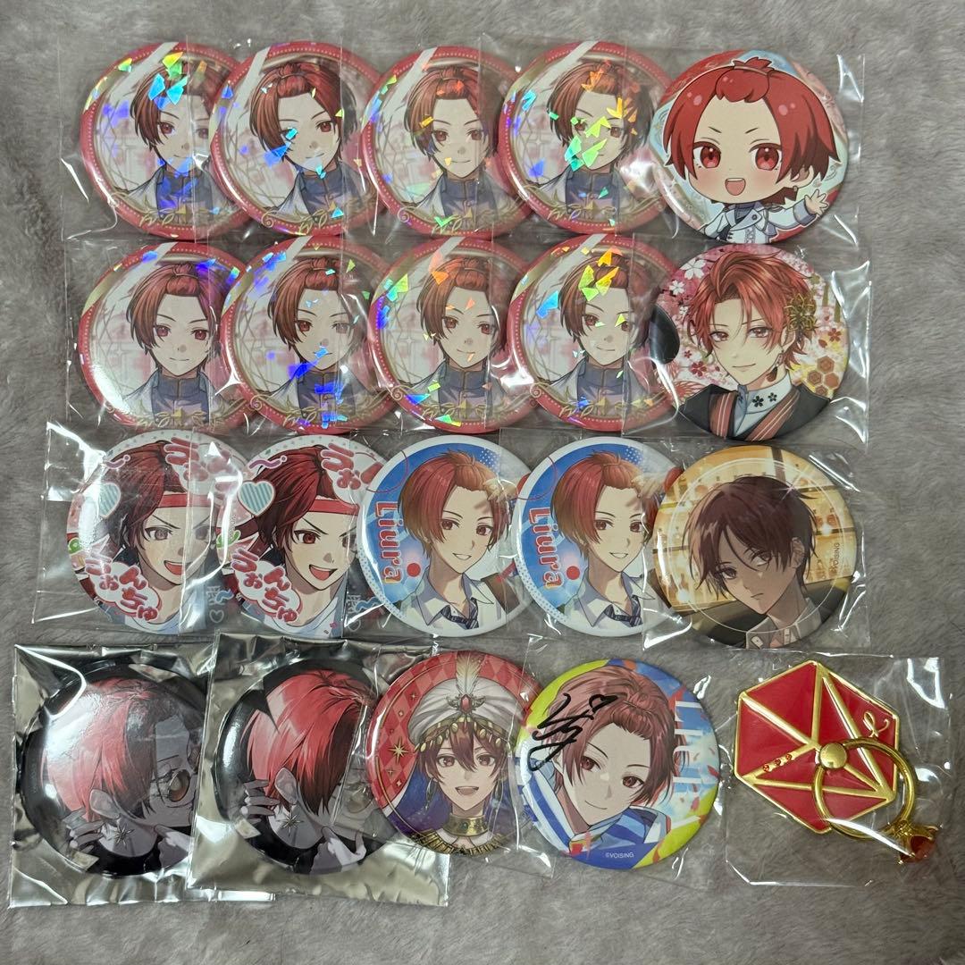 いれいす ランダム缶バッジ 第19弾 りうら サイン入り缶バッジ 人生謳歌