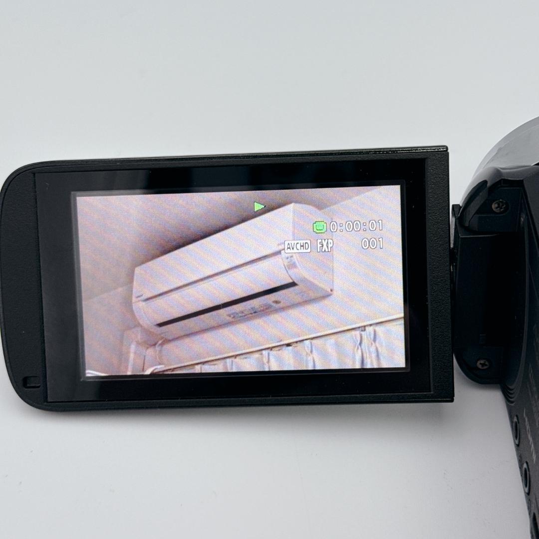 【美品】Canon ビデオカメラ iVIS HF R41 ブラック 動作品