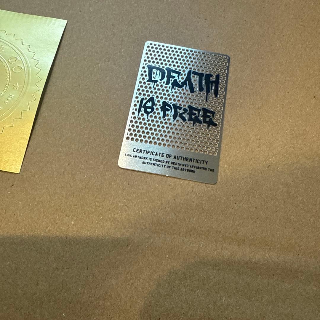 DEATH NYC 現代アートポスター　本物保証
