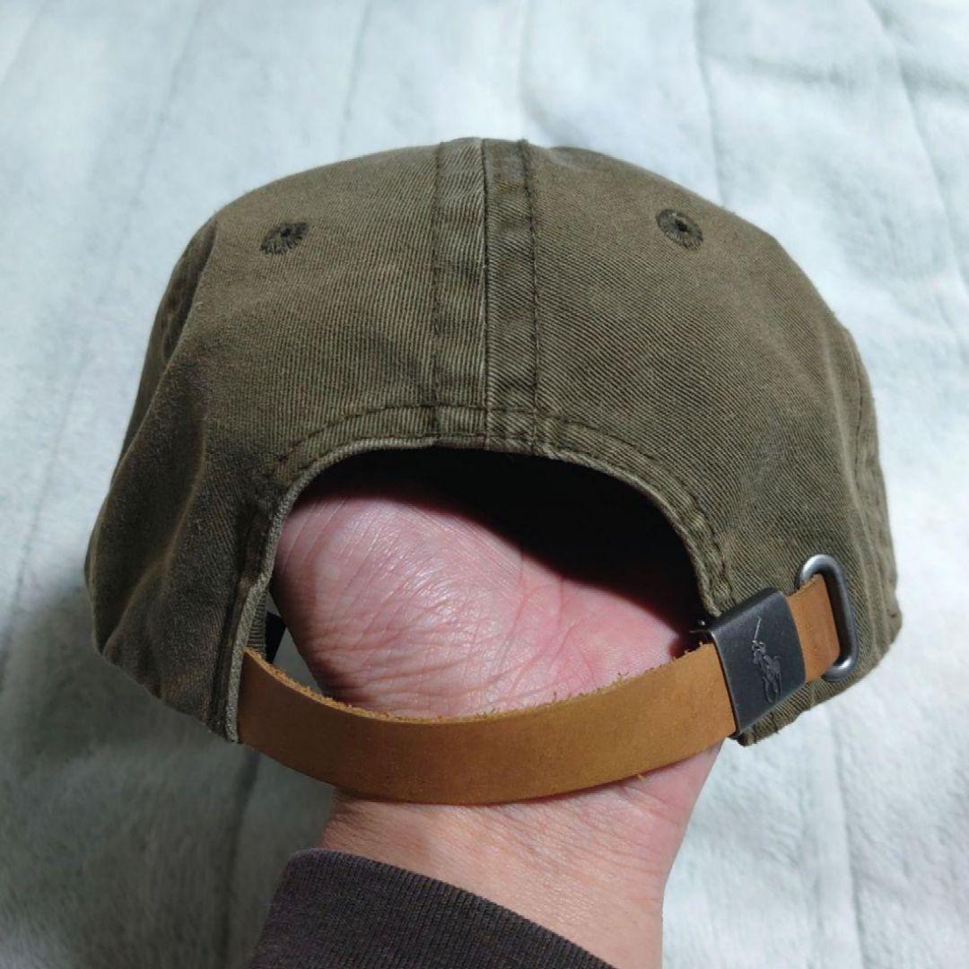 ポロラルフローレン キャップ NY ロゴ コットンツイル カーキ