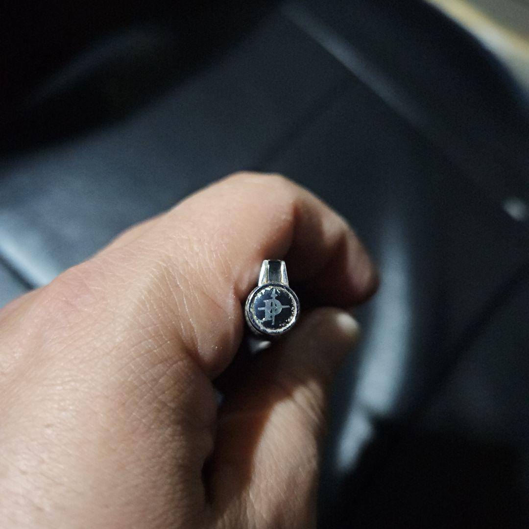 ☆希少☆シルバー ストライプ模様 万年筆