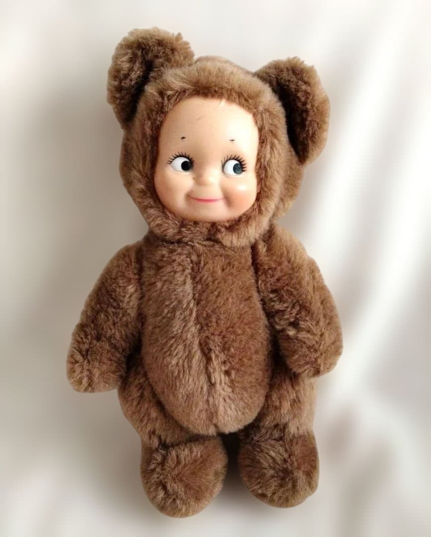 特別価格!アンティーク　キューピー人形クマのコスチュームぬいぐるみ