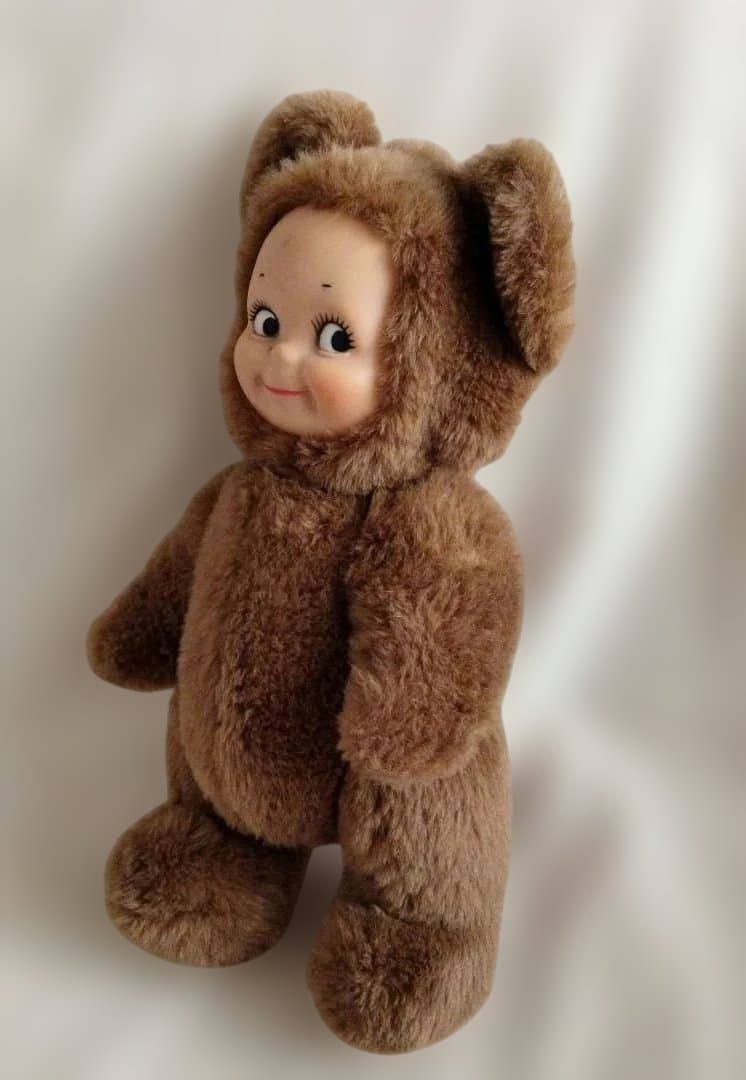 特別価格!アンティーク　キューピー人形クマのコスチュームぬいぐるみ