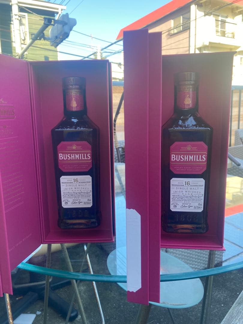 ブッシュミルズ16年2本とタリスカー10年セット
