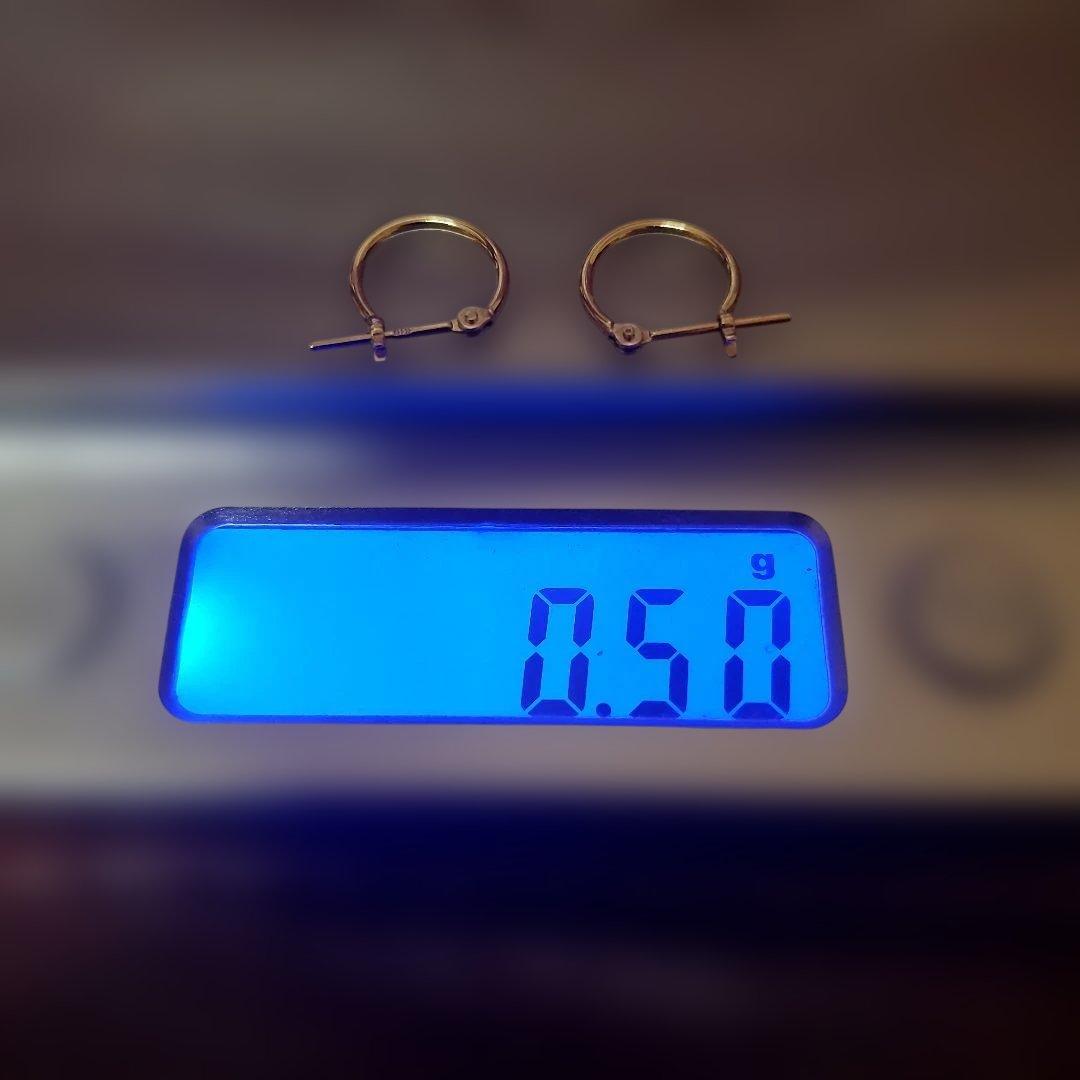 く*k様 TSUTSUMI ゴールド フープピアス