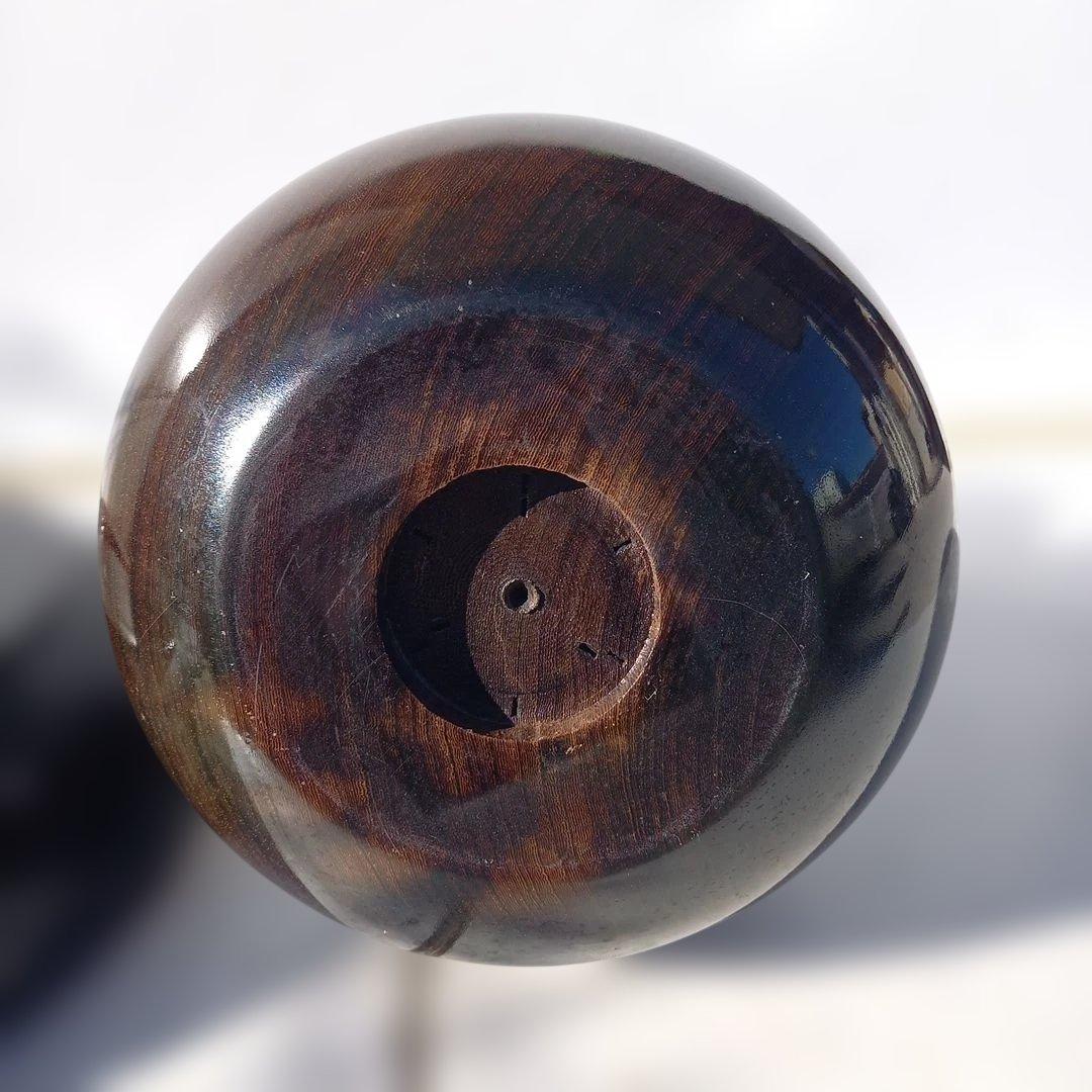 ひょうたん型の紫檀製置物　高さ67cm　16.6kg