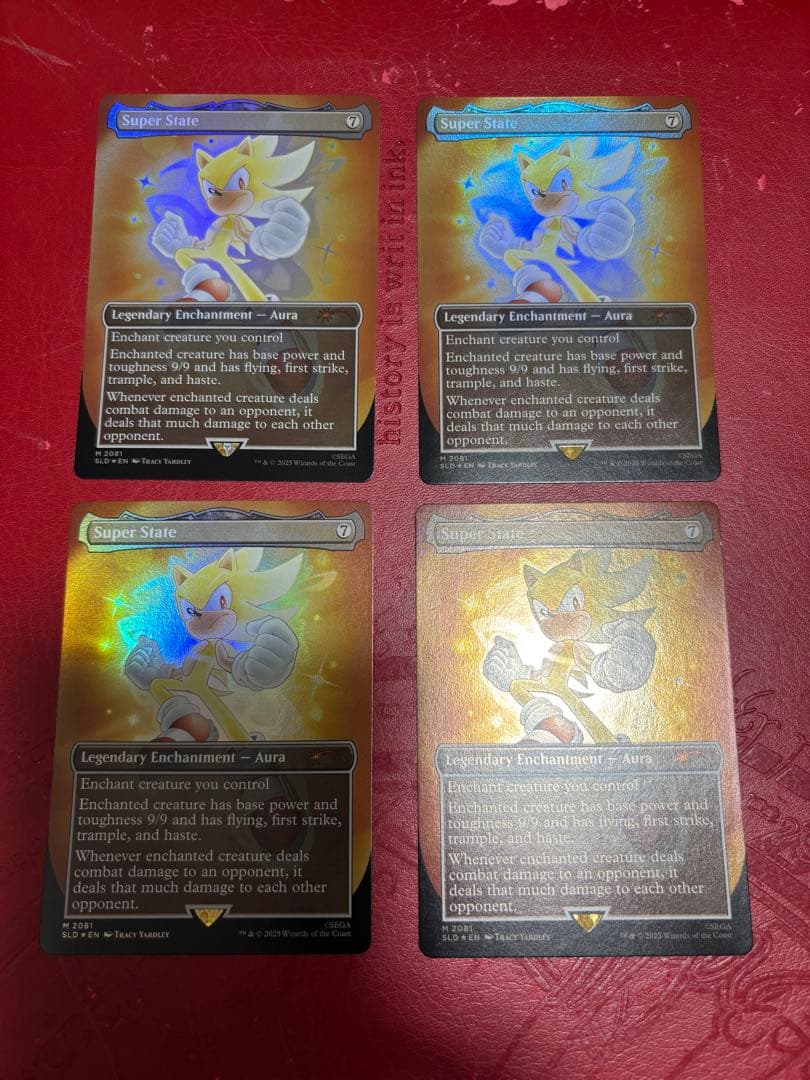 Super State foil 英語版 4枚➕ゆうパケットミニ