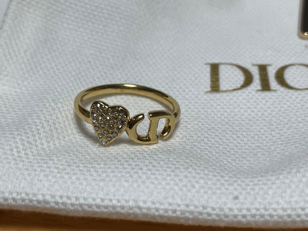プレゼントに☆新品Dior CD Navyリング