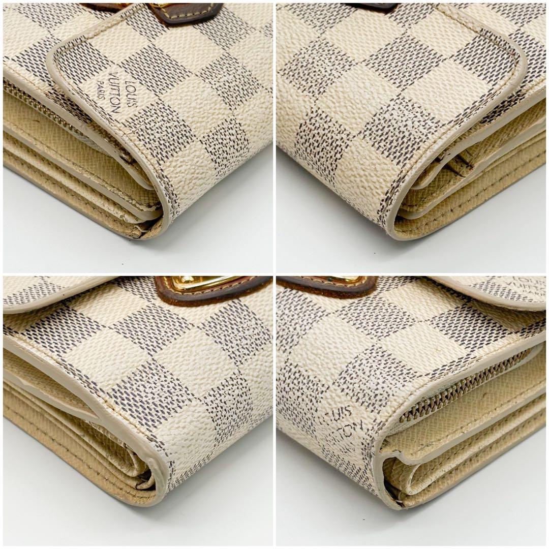 ルイヴィトン ポルトフォイユ ジョイ ダミエ アズール 二つ折り コアラ