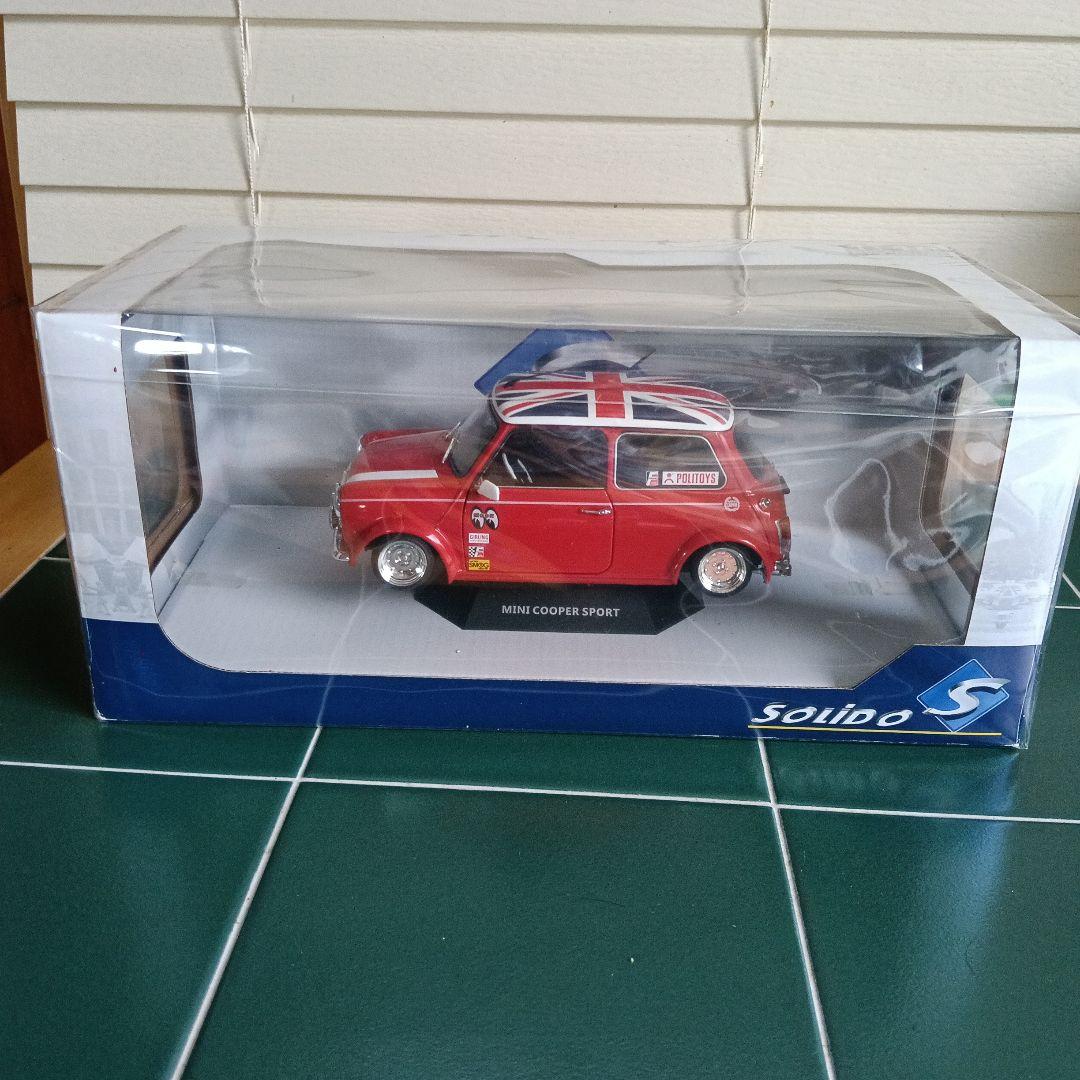 POLITOYS MINI COOPER SPORT 赤1／18ムーンアイズ