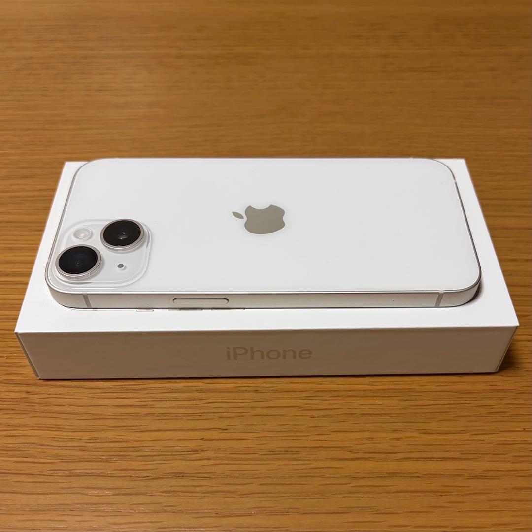 iPhone14本体 128GB ホワイト｜SIMフリー｜付属品あり