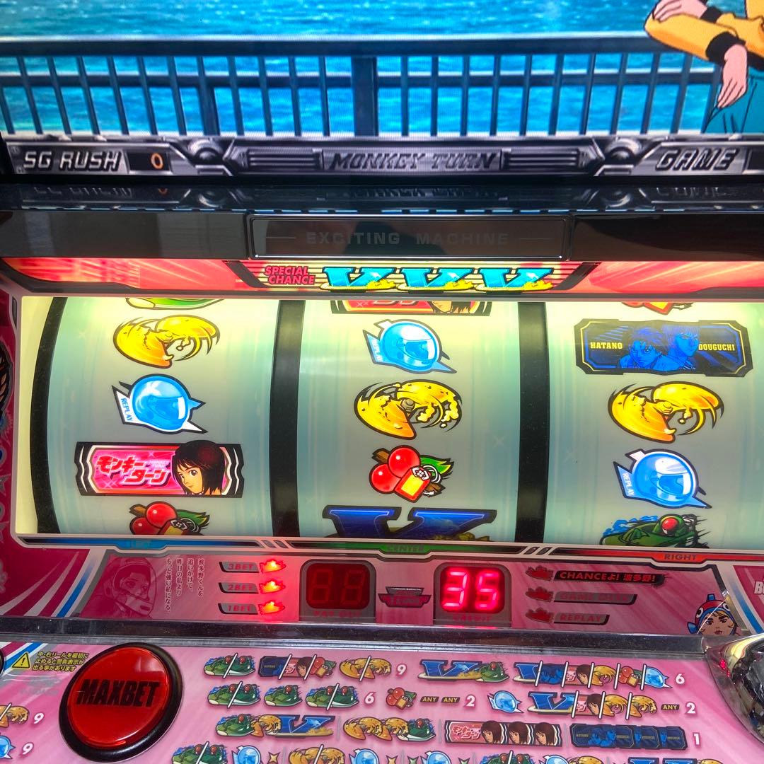 【希少パネル】　山佐　パチスロ　モンキーターン　初代　青島パネル　スロット