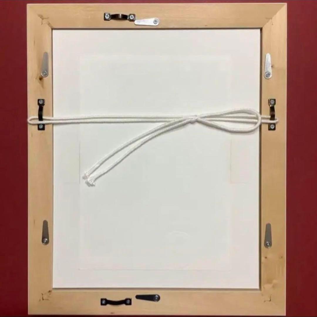 絵画・額縁・版画・芳岡ひでき・可愛い・うさぎ・蝶々・美術品・インテリア・雑貨