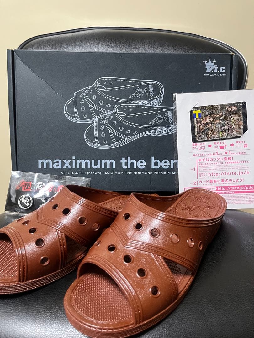 【未使用】マキシマム ザ ホルモン 便所サンダル チャーム、Tポイントカード付き
