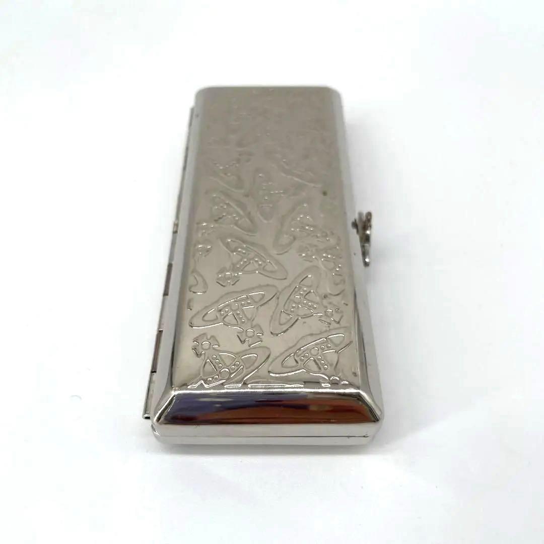 15318✨ヴィヴィアンウエストウッド オーブ総柄 シガレットケース シルバー