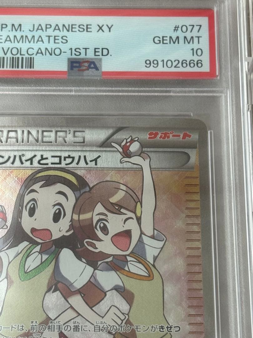 ポケモンカード　ポケカ　センパイとコウハイ　sr　PSA10