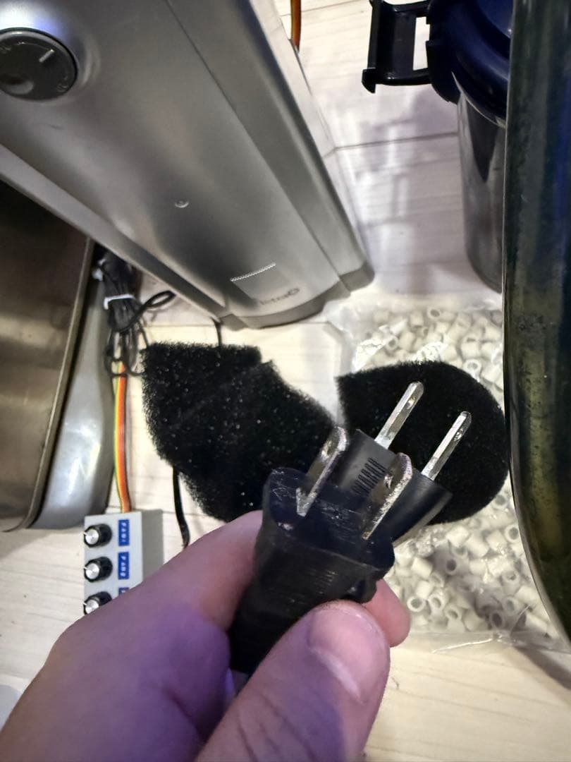 クーラーセット‼️テトラCR-3‼️ テトラVAX-60‼️新品エーハイムろ材1キロ‼️