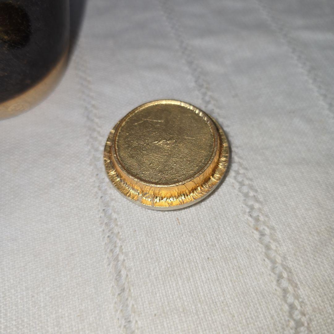 膳所焼 肩衝茶入 陽炎園