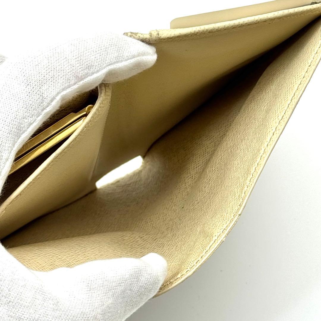 【新型美品】 ルイヴィトン ダミエアズール ポルトフォイユ ヴィエノワ がま口