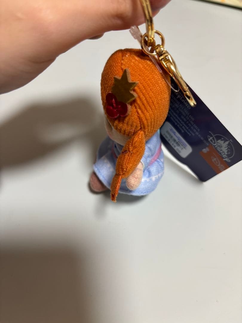 香港ディズニー アナ エルサ ぬいぐるみキーチェーン アナ雪 クリスマス