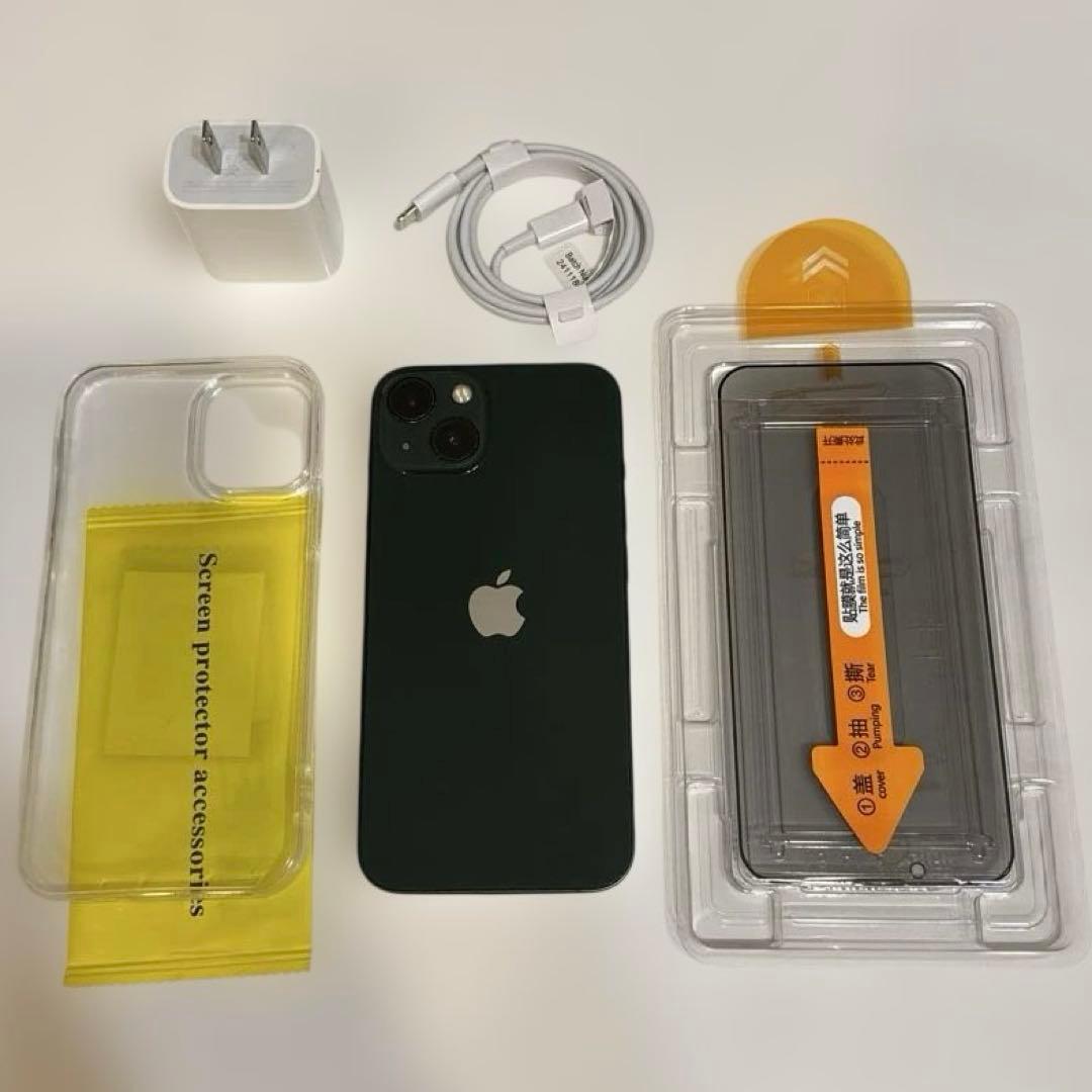 【Apple】 iPhone13 512gbミッドナイトグリーン本体
