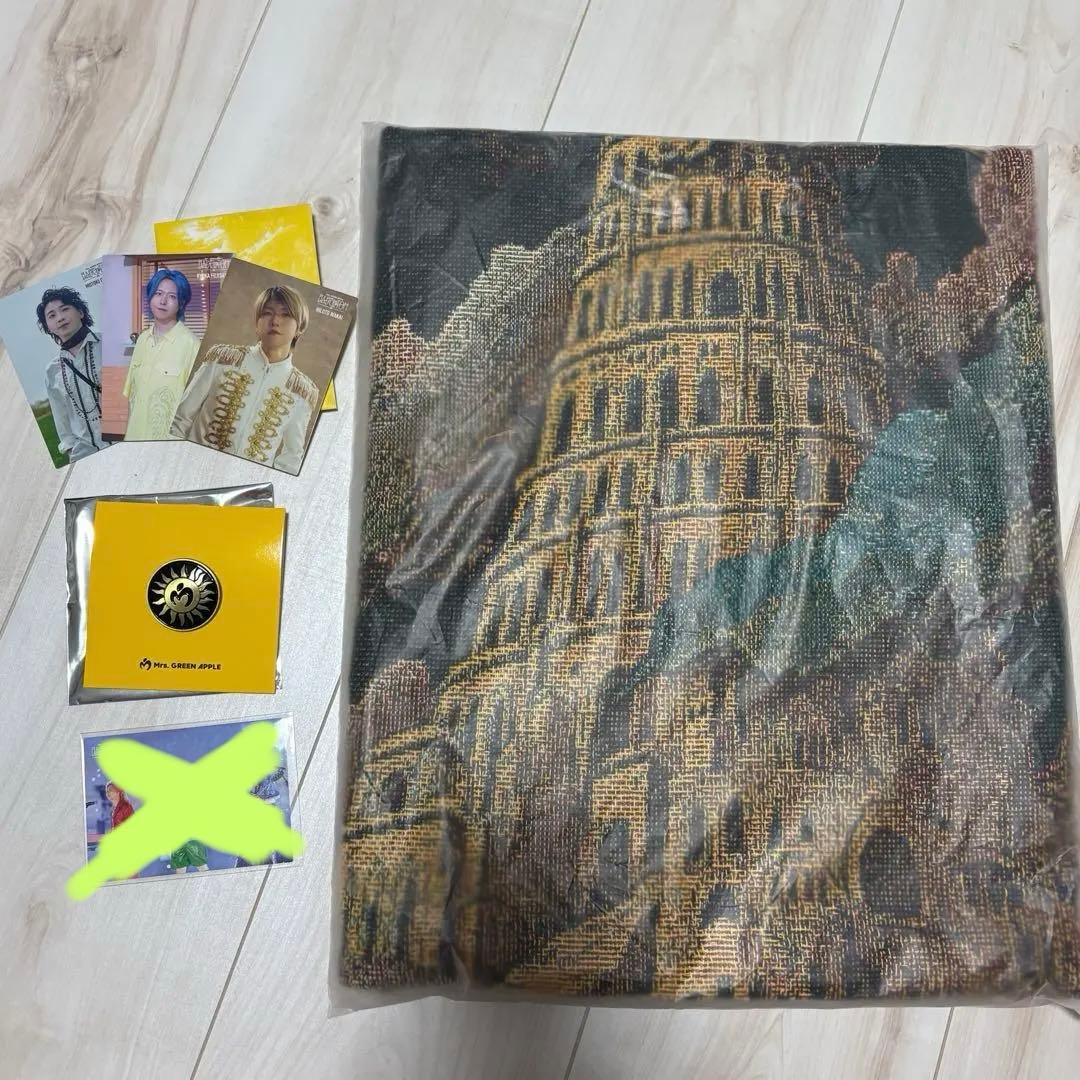 ミセス バベルの塔 ゴブラン織りマルチクロス 当たり　フォトカ　ピンズCセット