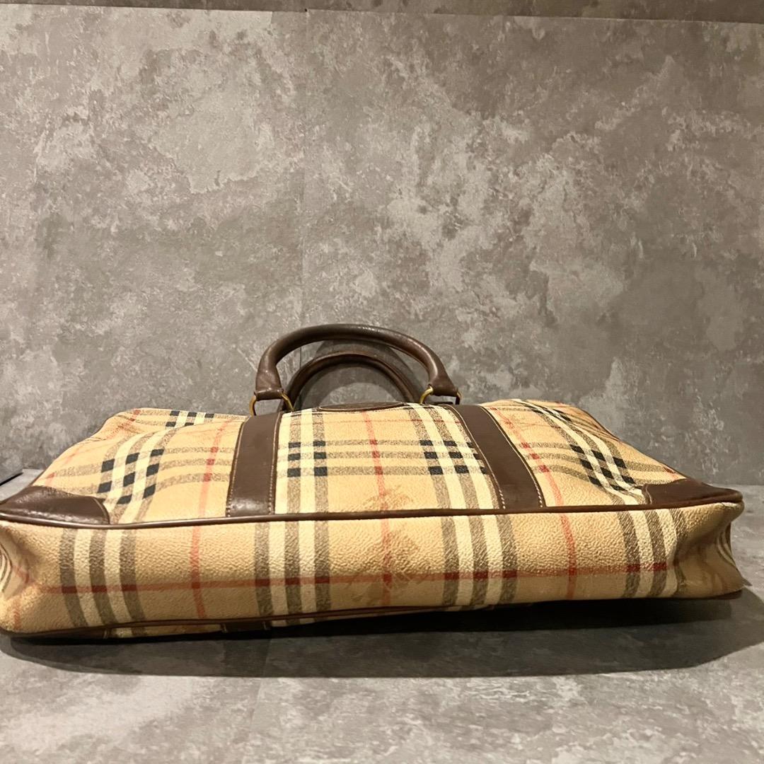 ⭐️希少⭐️ バーバリー ブリーフケース ノバチェック PVC A4収納可