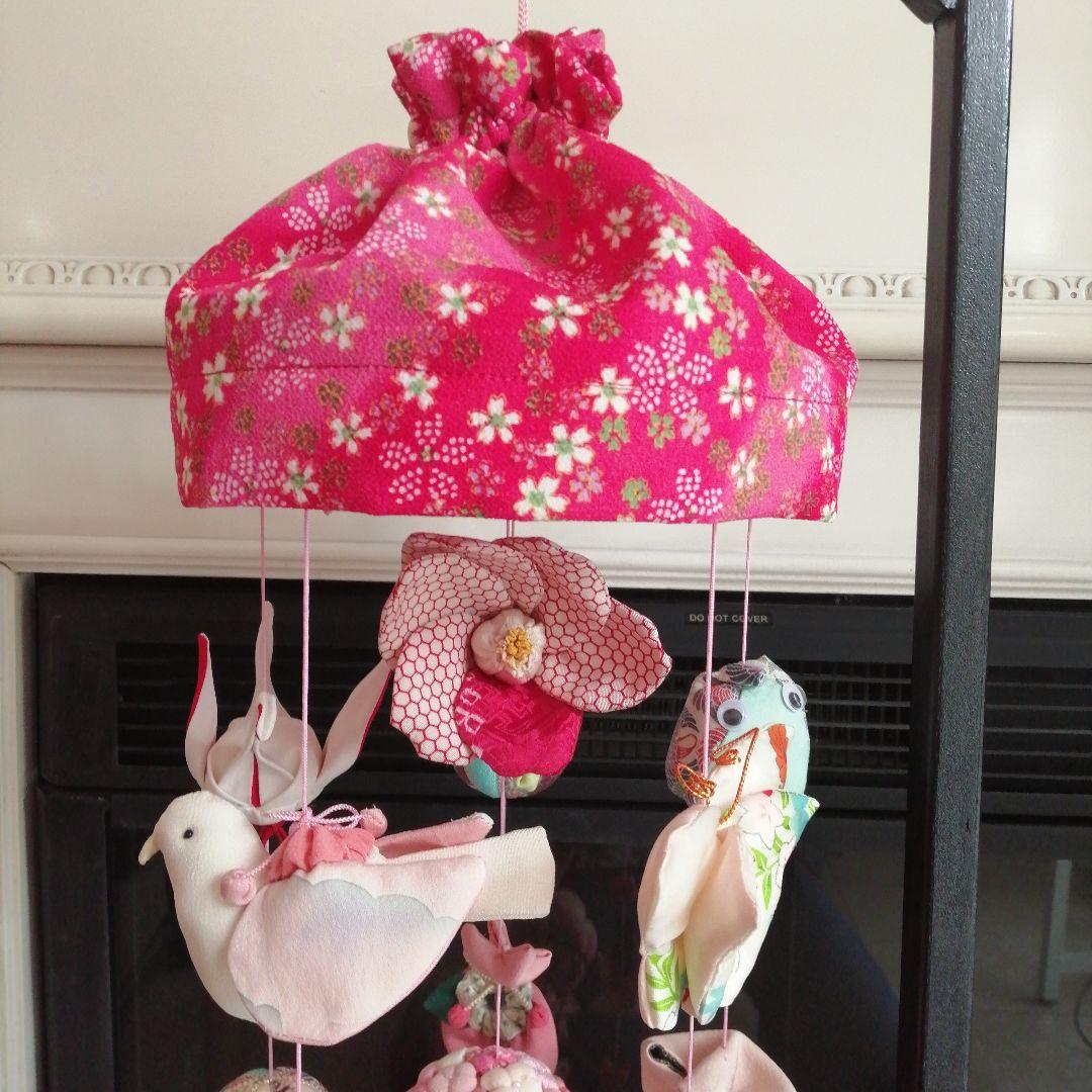 吊るし雛　吊るし飾り　ちりめん細工　ひな祭り　ハンドメイド