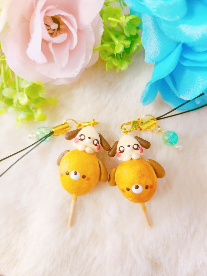 ラムネ　ブルーバンビ　シャカシャカキーホルダー　シェイカーキーホルダー　夏